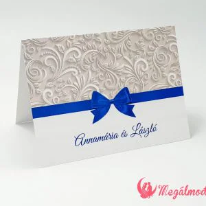 Nyomtatott esküvői meghívó 114.