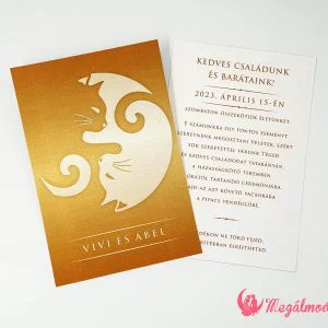 Nyomtatott esküvői meghívó 119.