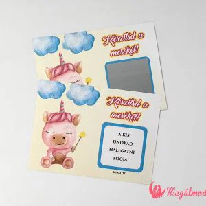 Unikornisos babaváró kaparós sorsjegy